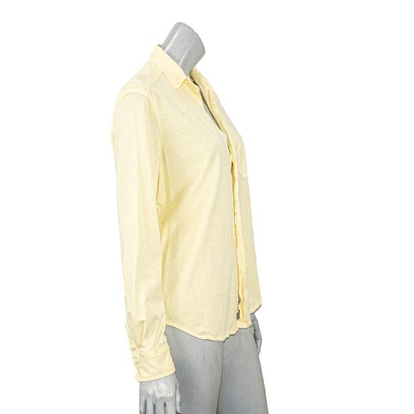 Frank & Eileen Tee Lab Button up HJ Shirt Yellow Cotton Size small - Picture 4 of 8